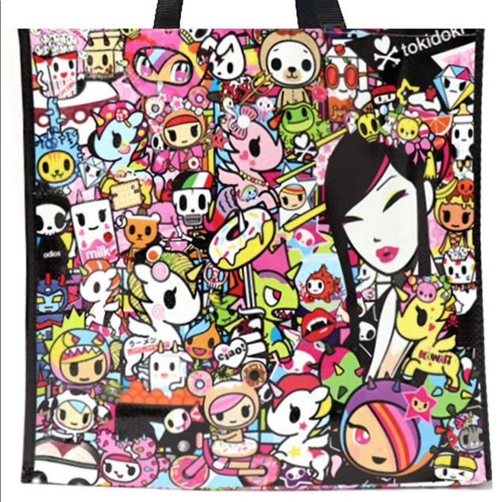 🆕 | Tokidoki | Donutella Kawaii 2 Sided Tote Bag